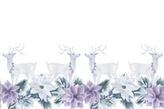 Blue christmas patterns, a Pattern Graphic by ramika (Thumbnail 4 of 4)