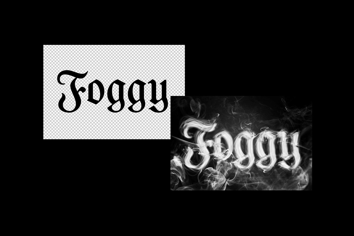 Foggy Smoke Text Effect, a Layer Style Add-On by Design Squad