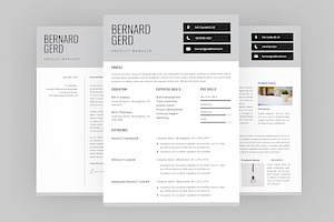 Bernard Product Resume Designer