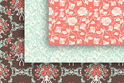 18 Versailles style papers + frames, a Pattern Graphic by CLIPART GARDEN (Thumbnail 5 of 5)