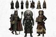 Gothic Horror Ecclesial Characters, a Person Illustration by ThatsDesignArt (Thumbnail 7 of 13)