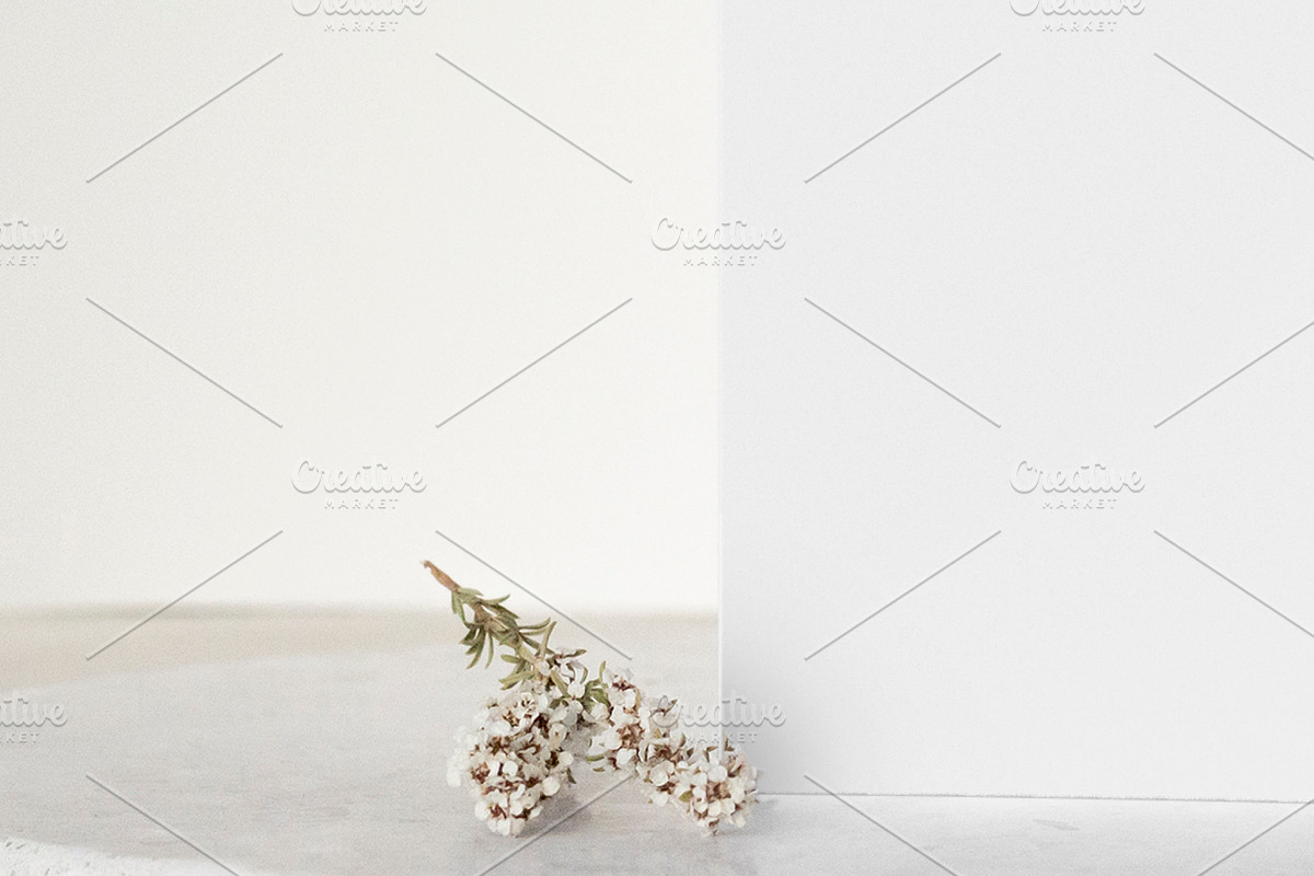 Minimal Greeting Card Mockup – ISO, a Product Mockup by OakstoneCreative (Photo 4 of 8)