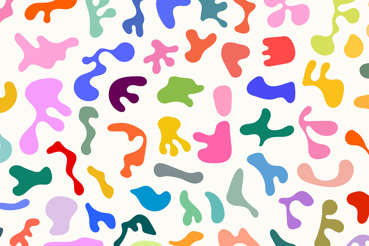 Seamless Organic Blob Patterns, a Pattern Graphic by Léo Alexandre (Photo 16 of 17)