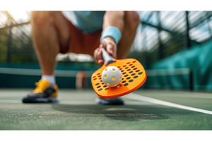 Close-up of a player holding an, a Sports & Recreation Photo by Sergey Kotenev