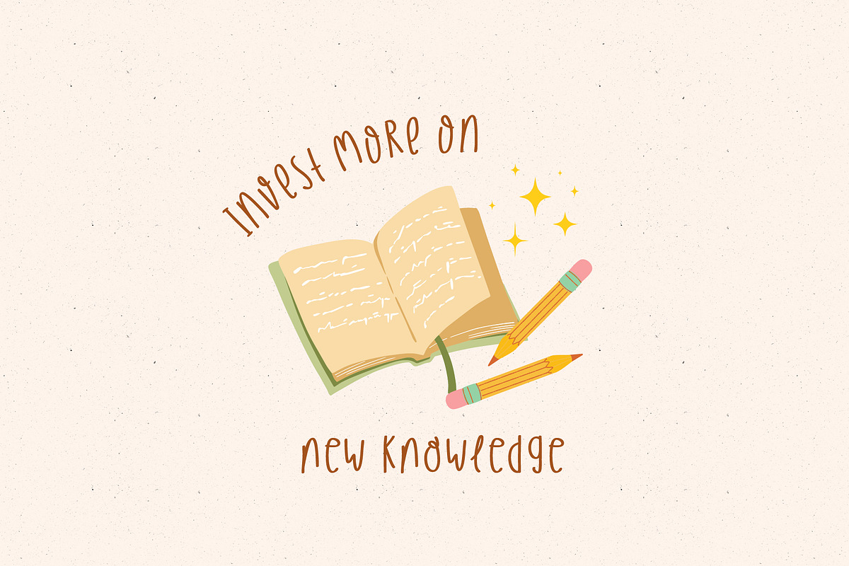 Quirky Handwritten Font Cute Flowers, a Handwritten Font by Kaya Fonts (Photo 23 of 32)