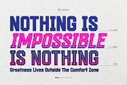 Boltzer - Athletic Sport Font, a Sans Serif Font by ikiiko (Thumbnail 2 of 7)