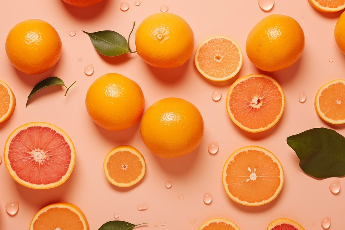 Oranges patterns - 23 images, a Food Illustration by Handmadefont (Photo 5 of 9)