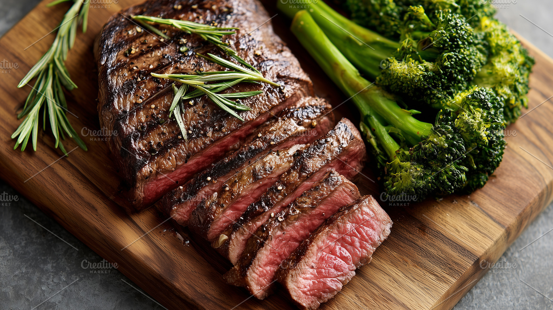 Close up of sliced grilled steak, a Food & Drink Photo by MistyDay