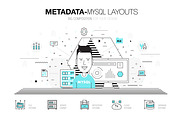 Metadata trendy compositions 7 ps, a Technology Illustration by Vladimir Vihrev (Thumbnail 3 of 7)