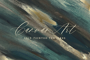 Canvas Gold Texture
