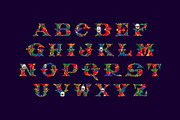 Mexican Pattern Colored font, a Symbol Font by kaer_shop (Thumbnail 2 of 14)