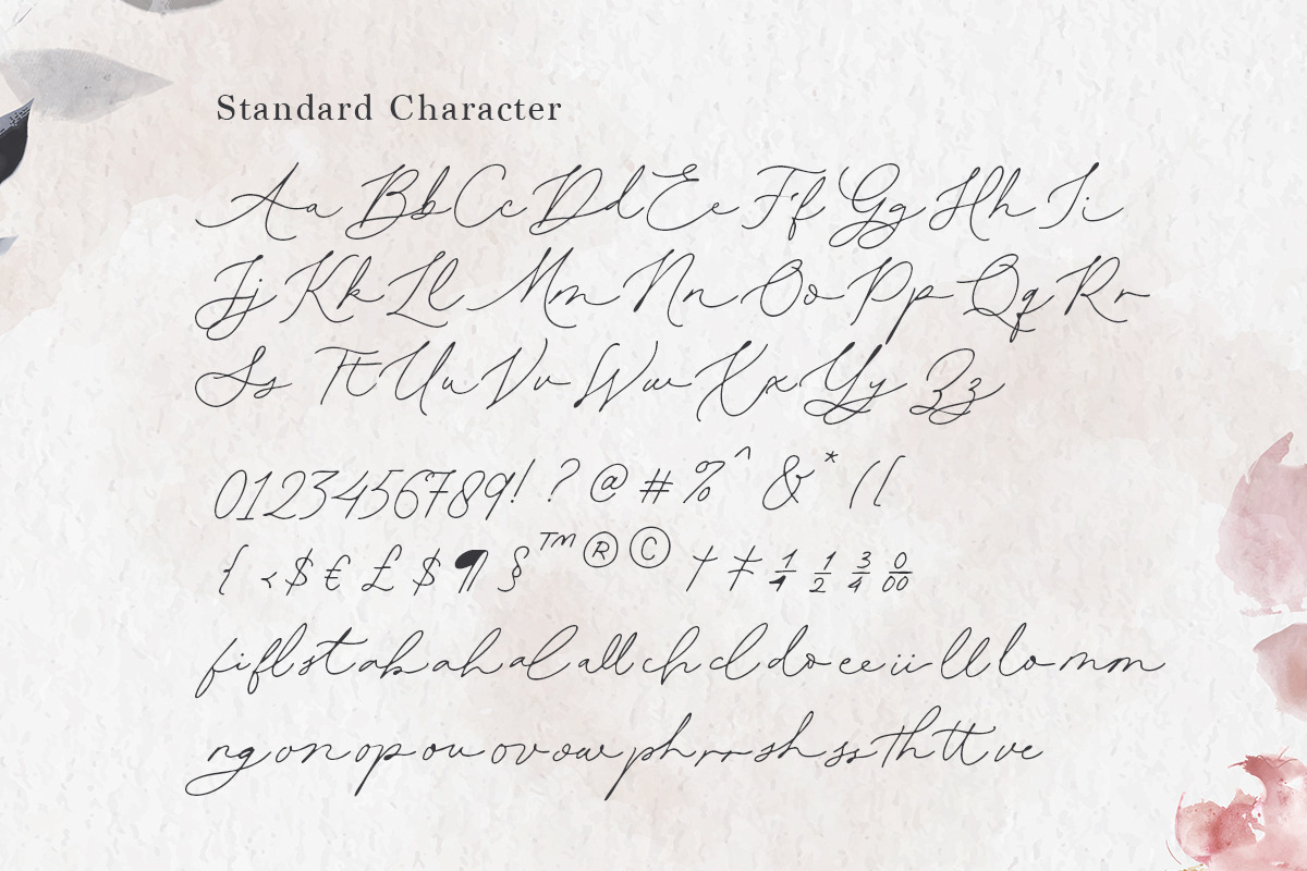 Mistyphora - Handwritten Script, a Script Font by Bale Type (Photo 9 of 10)