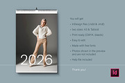 2026 Wall Calendar InDesign Template, a Brochure Template by R-studio (Thumbnail 6 of 6)