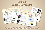 Migraine Journal & Tracker - Canva, a Print Template by Adalin Shop (Thumbnail 8 of 9)