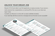ATS Resume CV Word & Google Docs 52, a Resume Template by MrCam Template Resume|CV (Thumbnail 5 of 8)