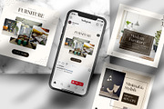 Furniture Instagram Post Canva, a Social Media Template by Boinah Studio (Thumbnail 5 of 6)