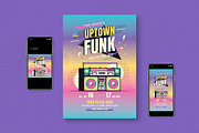 90's Music Flyer Set, a Flyer Template by graphicook (Thumbnail 1 of 3)