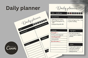 Vintage Daily Planner