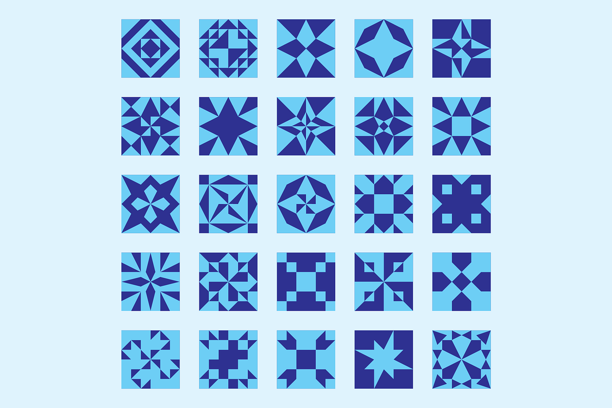 Quilt Patterns Icons, an Icon by GG Design (Photo 13 of 16)