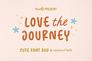 Love The Journey - Cute Font Duo, a Handwritten Font by Letterhend Studio (Thumbnail 1 of 9)