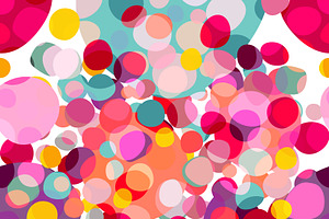 Colored circle seamless pattern.