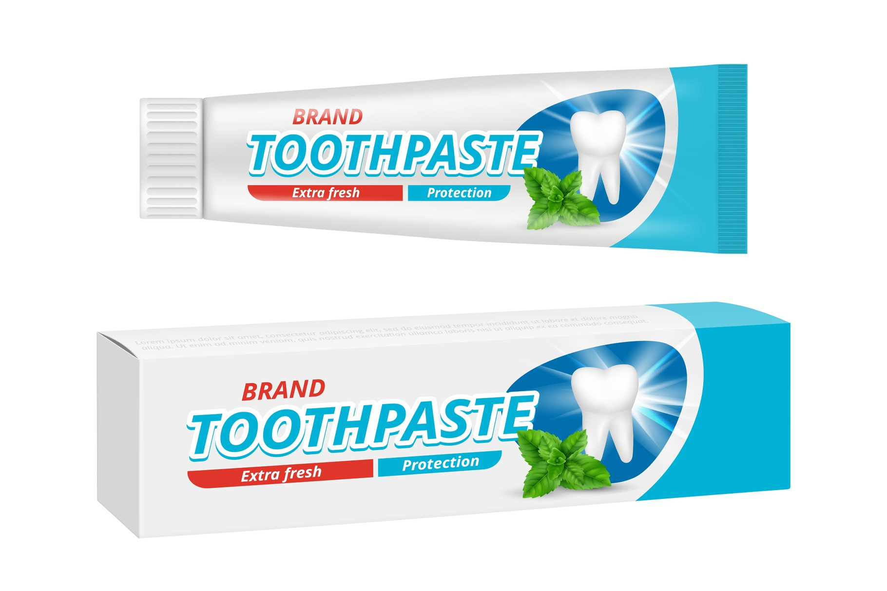 Toothpaste package. Teeth dental, a Background Graphic by Onyx
