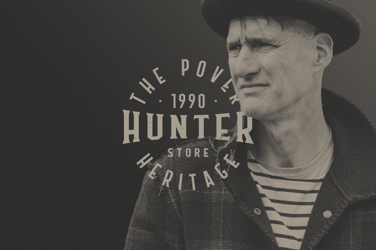 Flathead Vintage Typeface | Font preview 3