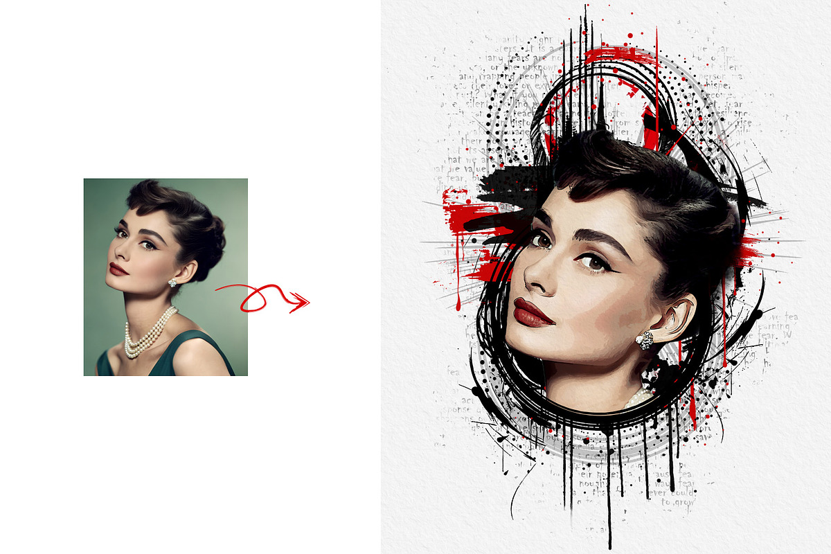 Artistic Watercolor Tattoo Art, an Action Add-On by MRI STUDIO (Photo 10 of 28)