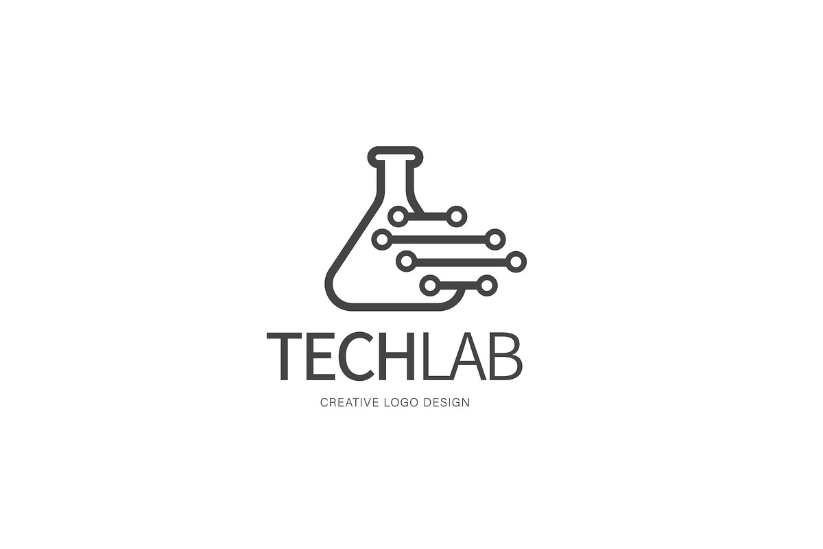 tech lab logo, a Branding & Logo Template by Logocreative