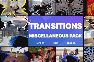 Transitions Pack | Motion Graphics, a Graphic by FlashFXbox