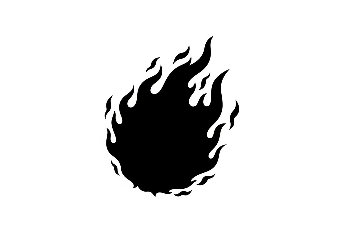 Fire Meteor Comet Silhouette Bundle, an Illustration by Designs_River (Photo 4 of 51)