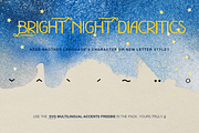 Bright Night Xmas Holiday Display, a Font by Cloverons (Thumbnail 12 of 13)