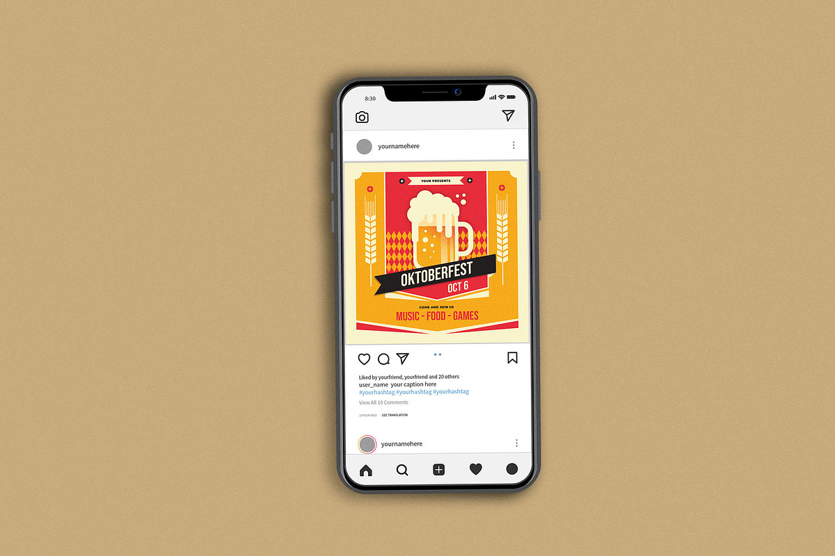 Classic Oktoberfest Beer, a Flyer Template by Me55enjah Design (Photo 3 of 4)
