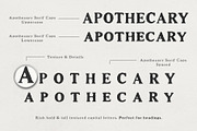 Apothecary Serif Font Collection, a Serif Font by pixelcolours (Thumbnail 5 of 14)