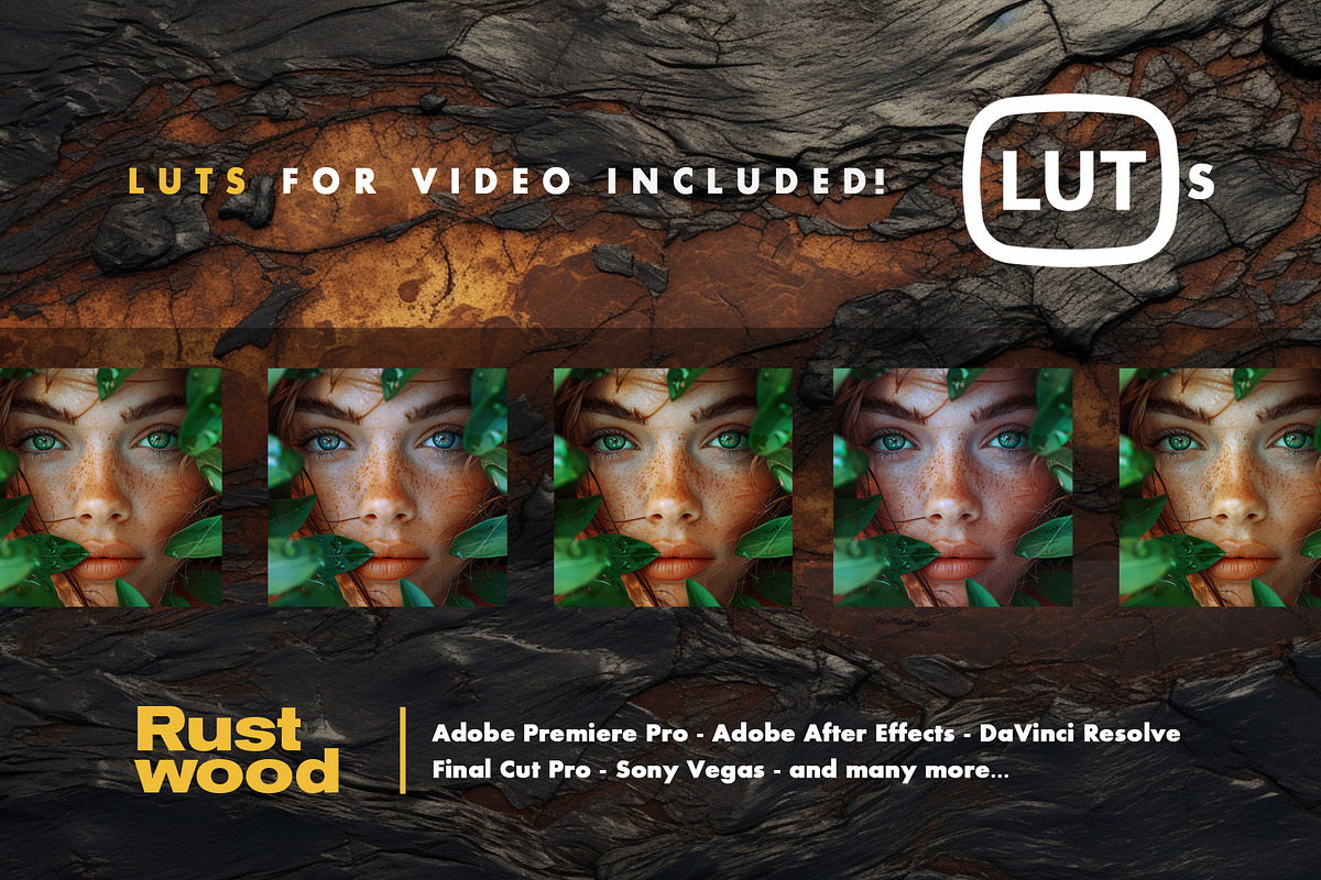 Rustwood Photoshop Action and LUTs, an Action Add-On by Presetrain Co. (Photo 7 of 7)