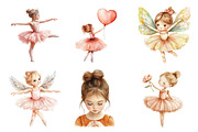Baby Ballerina Girls PNG, an Illustration by SinaCreation (Thumbnail 4 of 5)