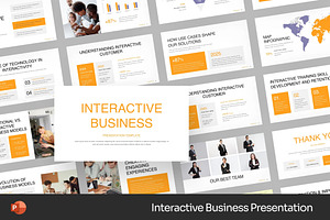 Interactive Business Powerpoint, a Presentation Template by Fit-tee