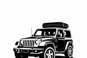 Jeep Vector Traveled design, perfect, an Illustration by Amazin_art (Thumbnail 6 of 9)