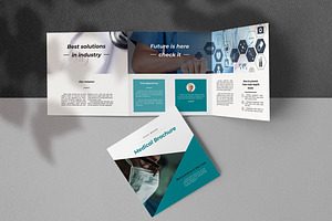 Health Care Square Trifold Brochure