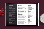Landscape Restaurant Menu Template, a Flyer Template by BrandPacks (Thumbnail 2 of 4)