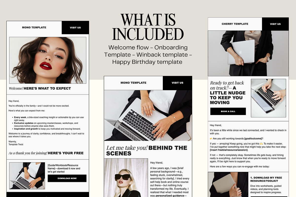 Klaviyo Email Template Flows preview 2