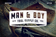 9 Hand Drawn Vintage Logos, a Branding & Logo Template by Ian Barnard (Thumbnail 5 of 5)