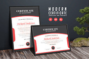 510. Modern Certificate Template, a Stationery Template by CreativeRezwan (Thumbnail 1 of 3)