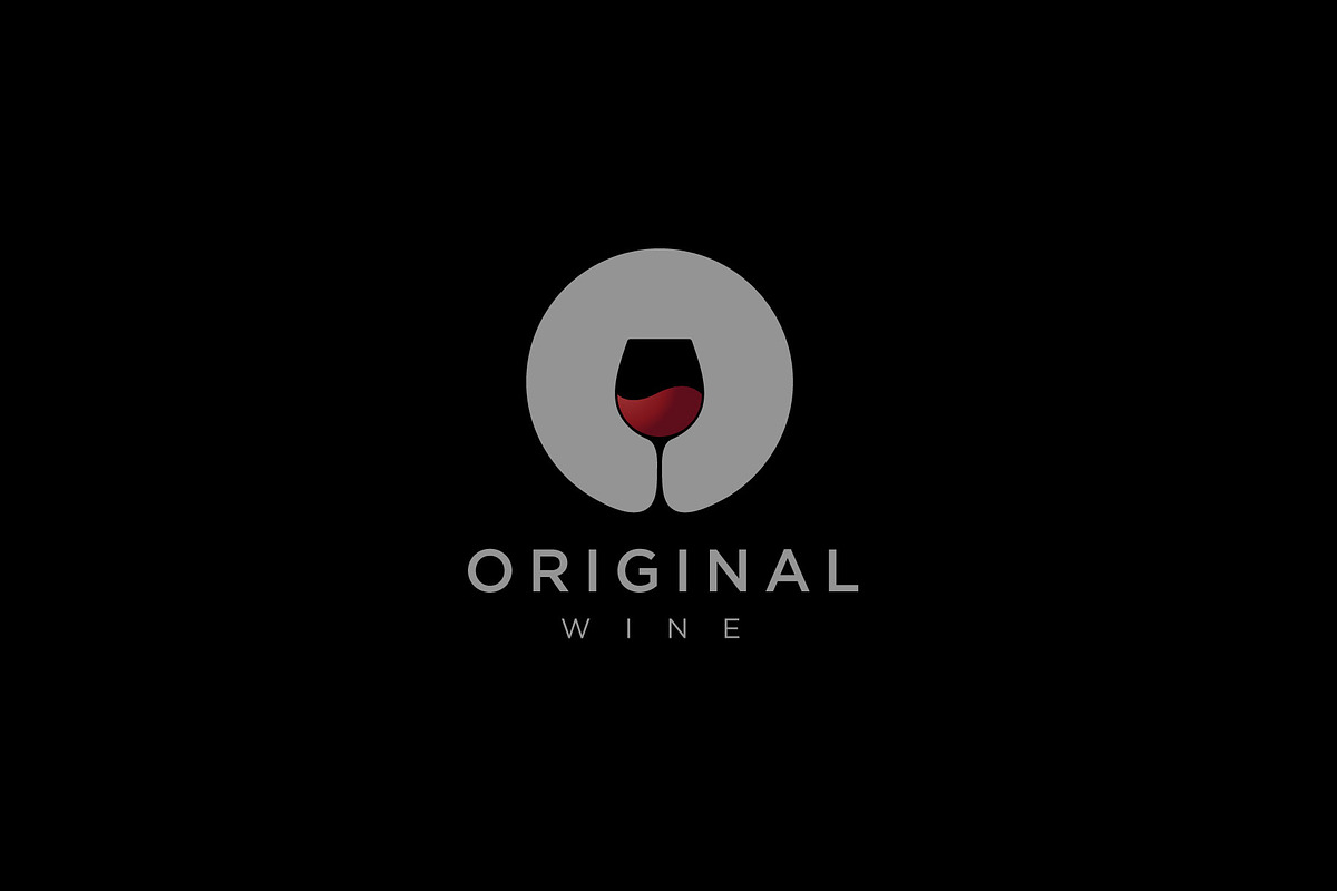 Original Wine Logo, a Templates & Theme by Brahmma (Photo 2 of 3)
