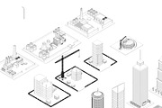 Cartoon Low Poly Night City Pack, an Architecture 3D Model by Anton Moek (Thumbnail 9 of 12)