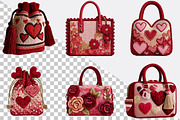 Faux Crochet Valentine Png Clipart, an Illustration by SVGArt (Thumbnail 4 of 8)