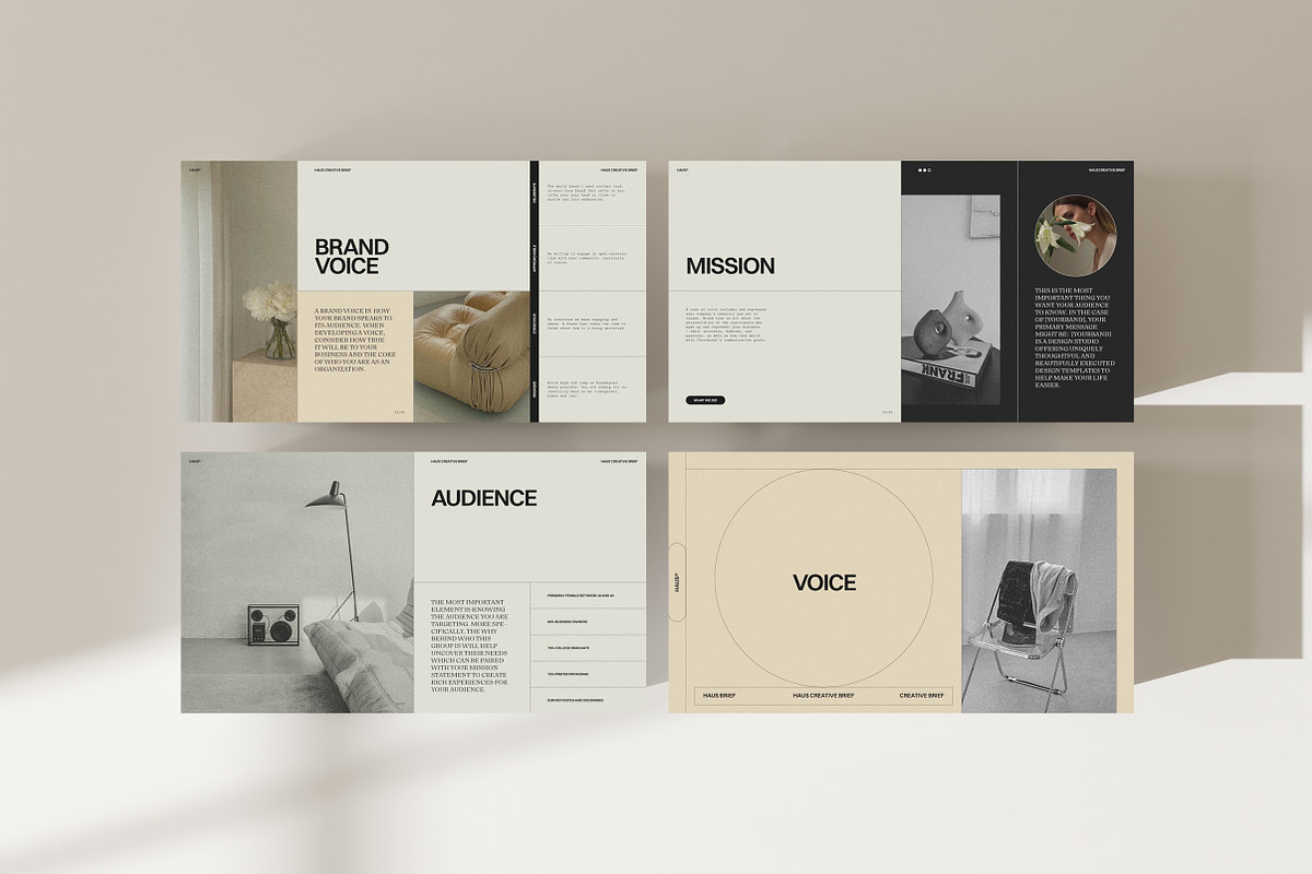 HAUS | Brand Strategy, a Presentation Template by Studio Standard (Photo 6 of 14)