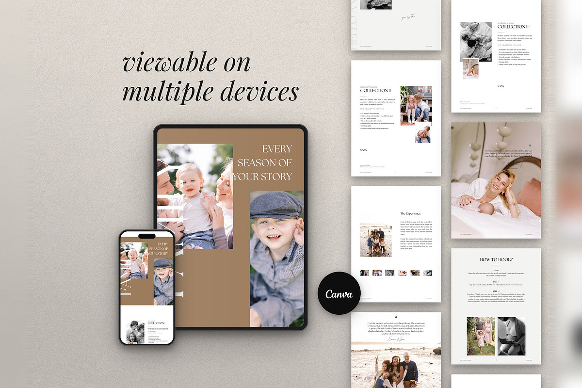Family Photography Pricing Guide, a Brochure Template by Cagdas Yoldas (Photo 8 of 9)