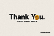 The Better Days - Modern Sans, a Sans Serif Font by Shakira Studio (Thumbnail 8 of 10)