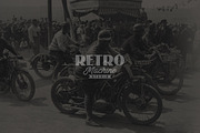 Motorcycle Retro Set, an Illustration by Retro Machine (Thumbnail 6 of 6)